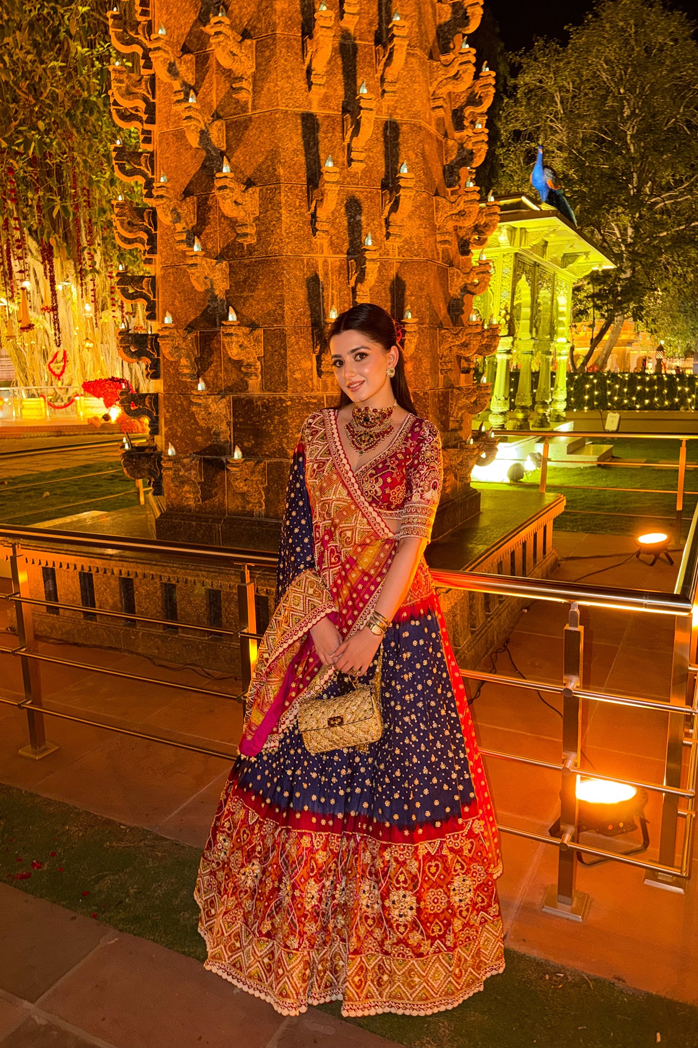 MAHIMA CHAWLA In Royal Patola Work Lehenga Set