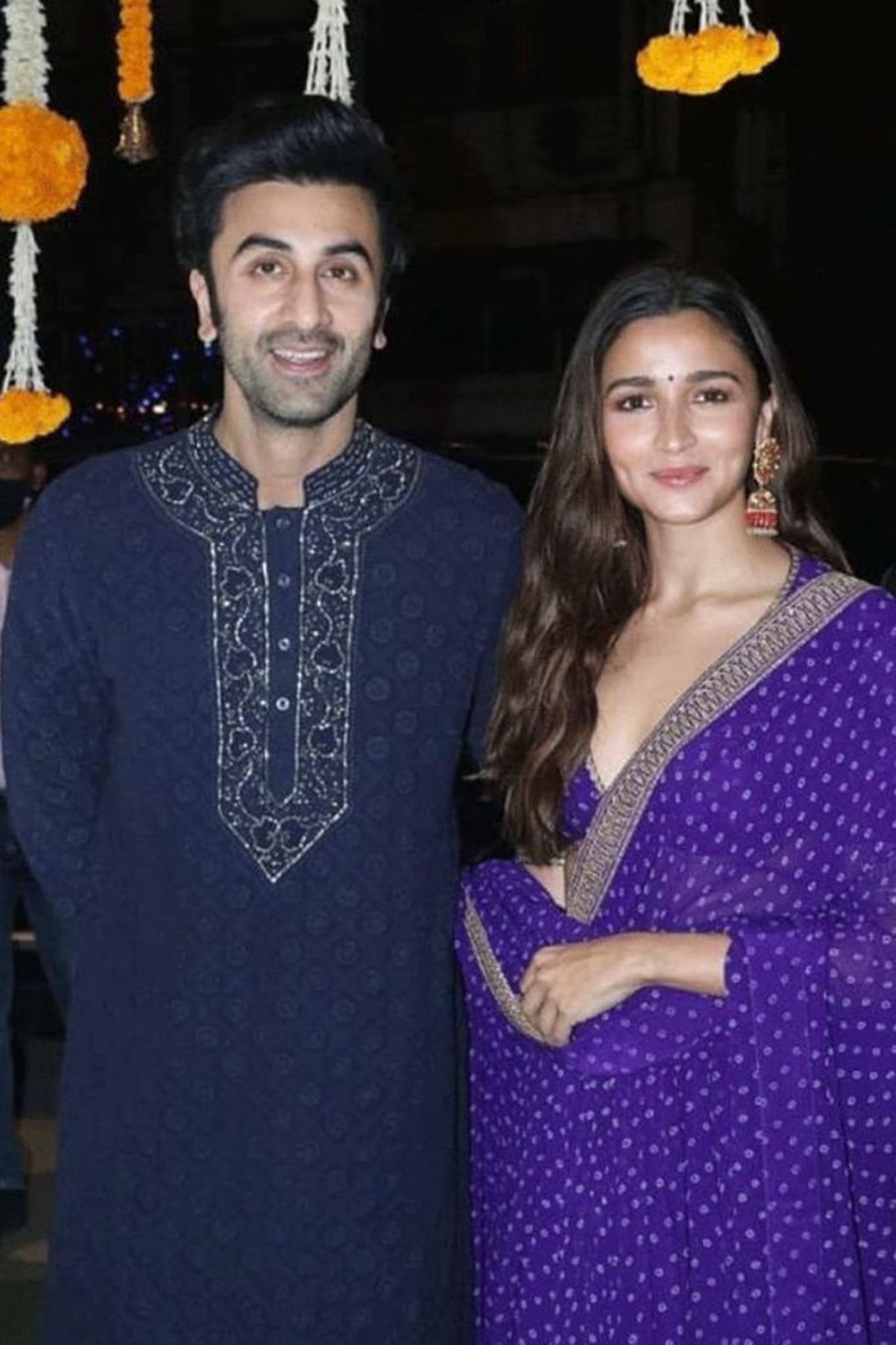 Blue Chikan Kurta Set