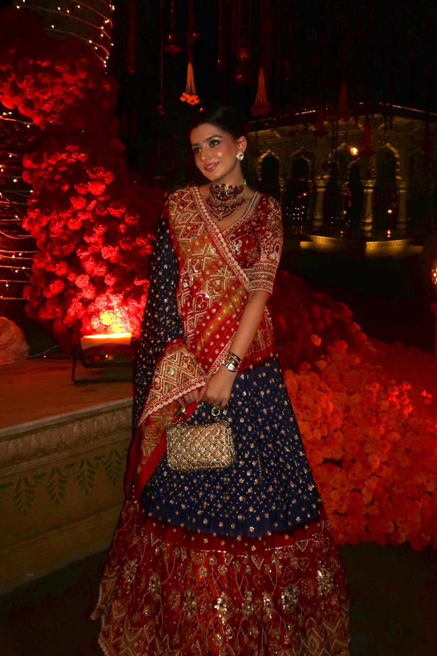 MAHIMA CHAWLA In Royal Patola Work Lehenga Set