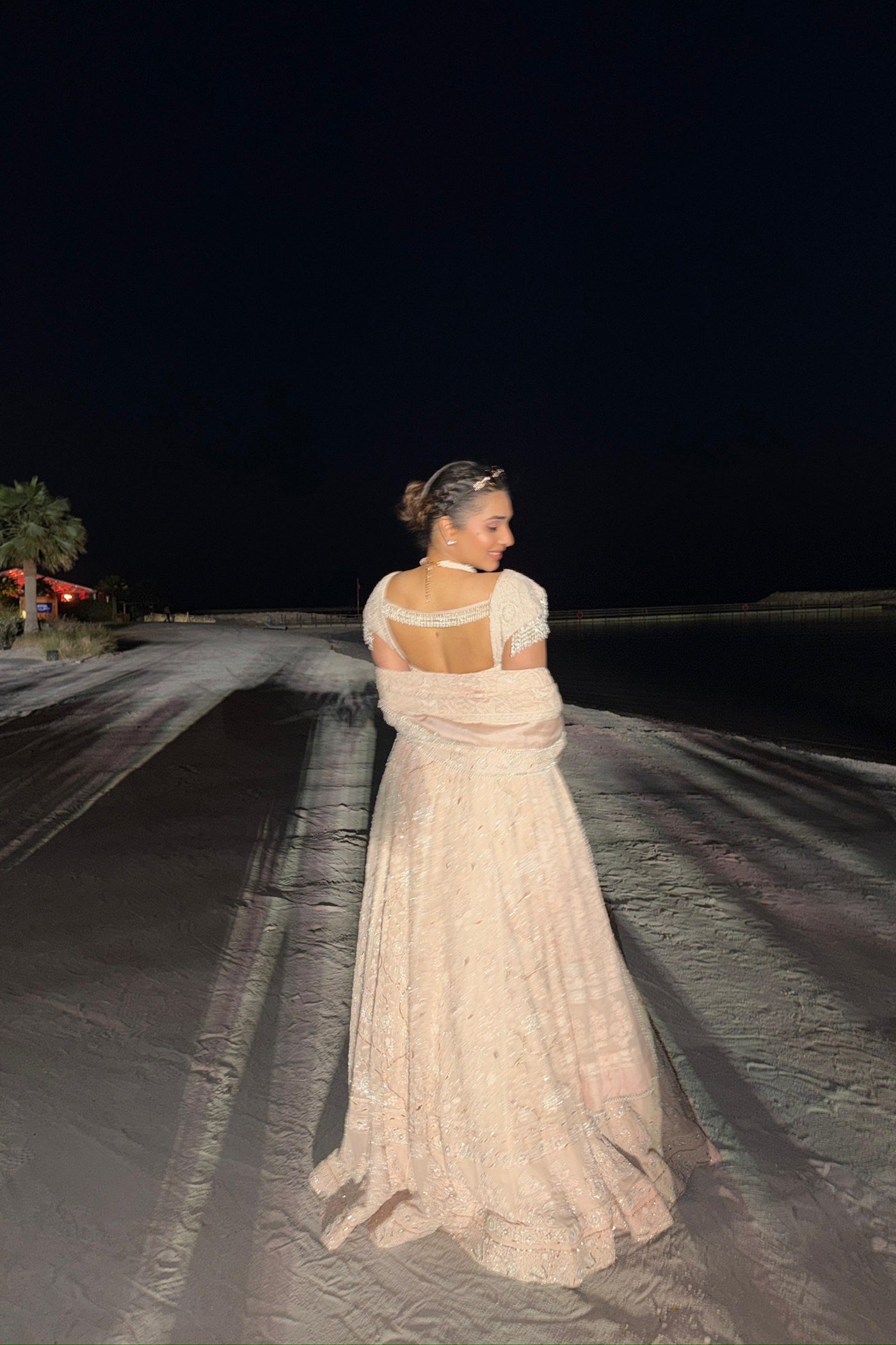 TASHEEN RAHIMTOOLA In blush pink chikankari lehenga set