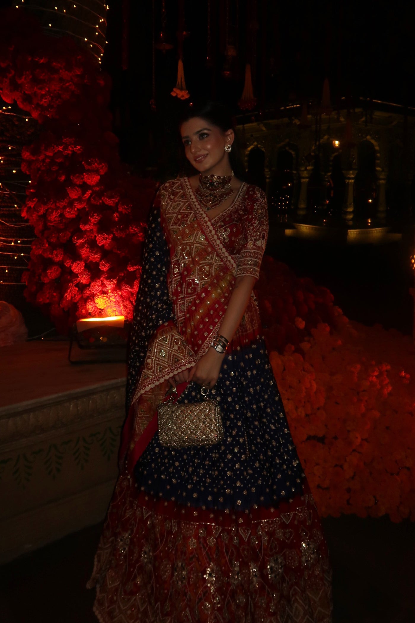 MAHIMA CHAWLA In Royal Patola Work Lehenga Set