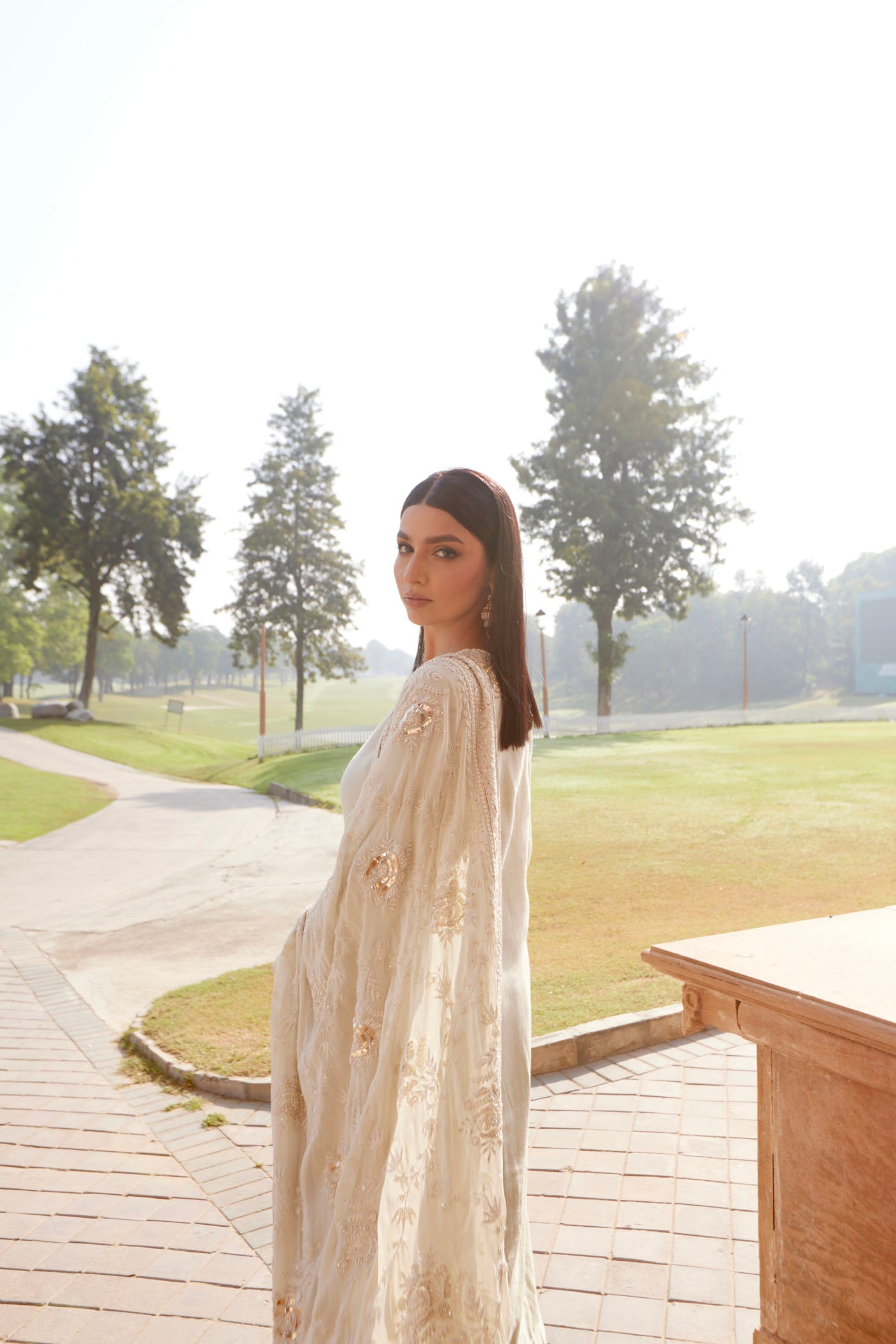 Grey Embroidered Kurta Set