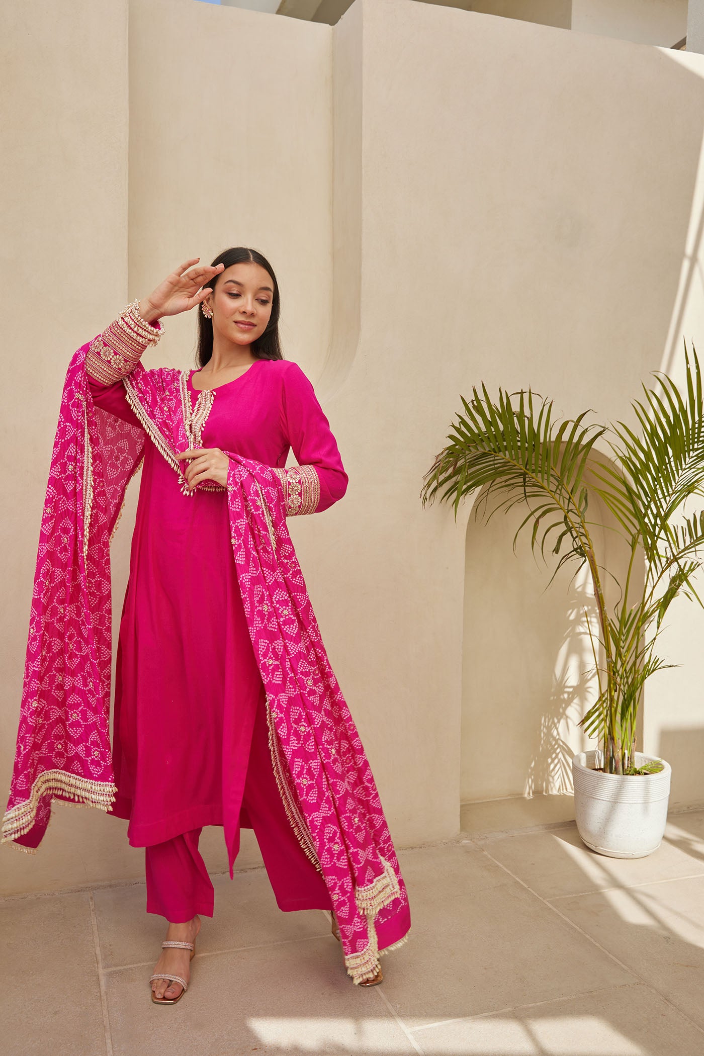 Pink Kurta Set