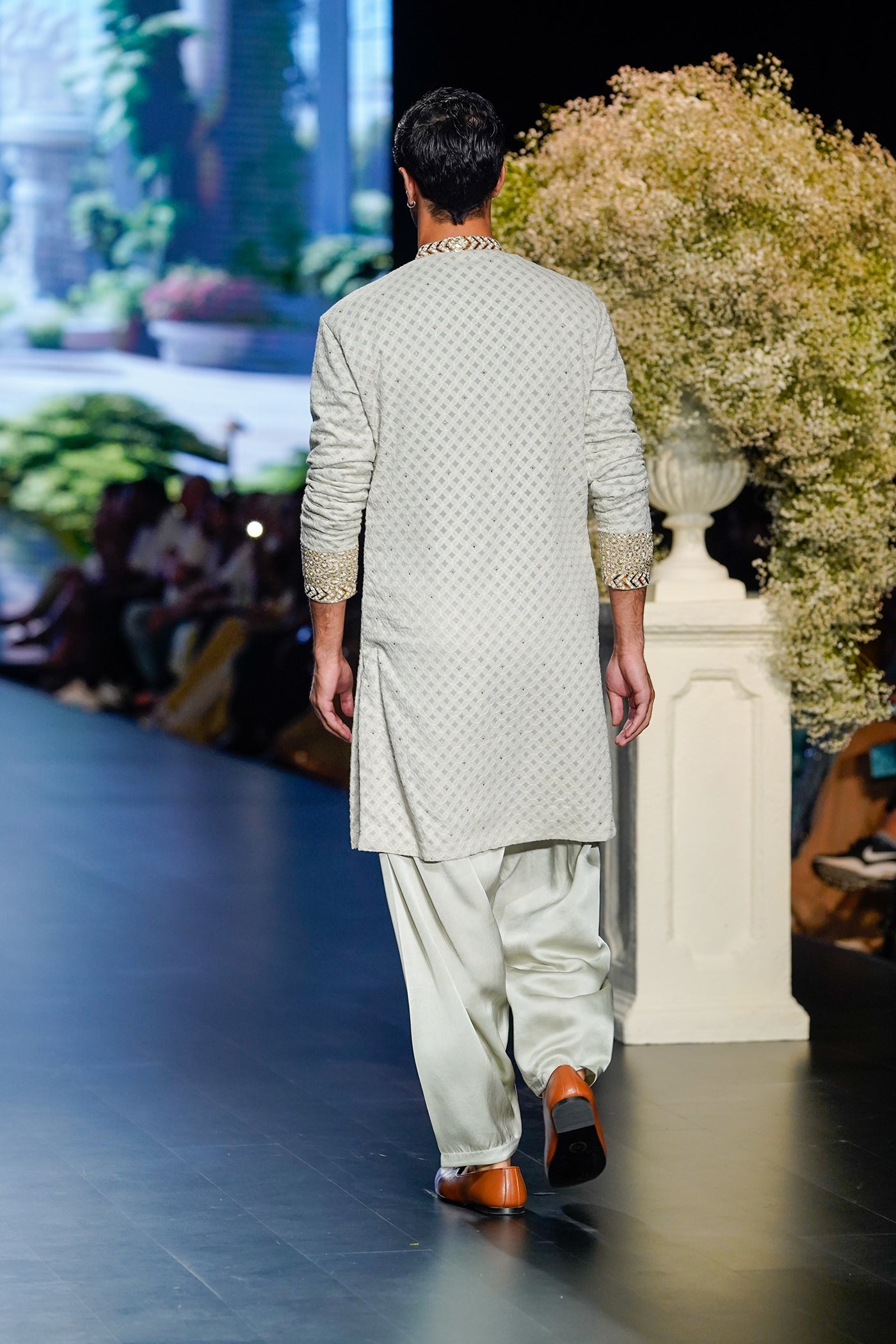 Pale blue Embellished Kurta Set