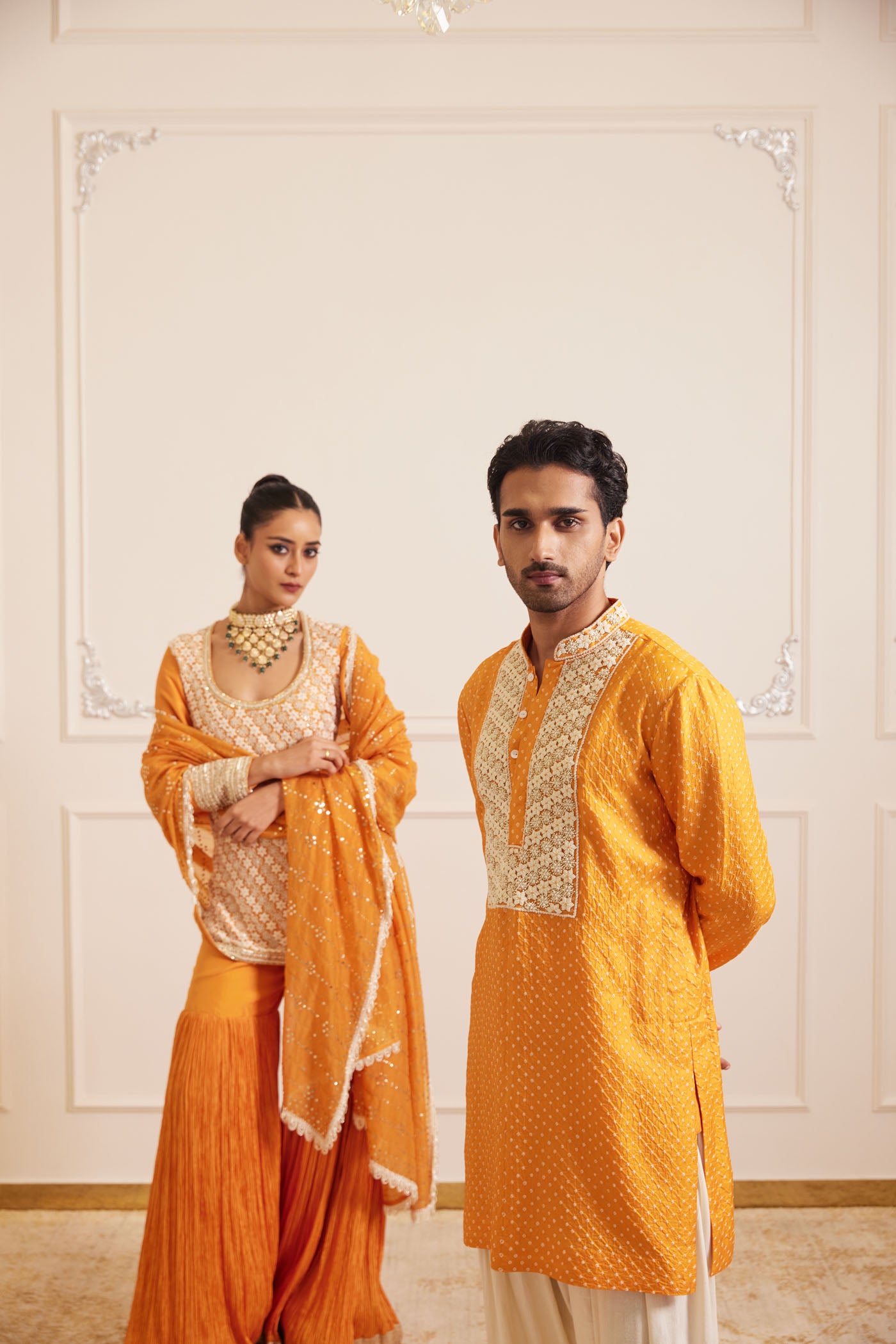 Heritage Bandhani Kurta