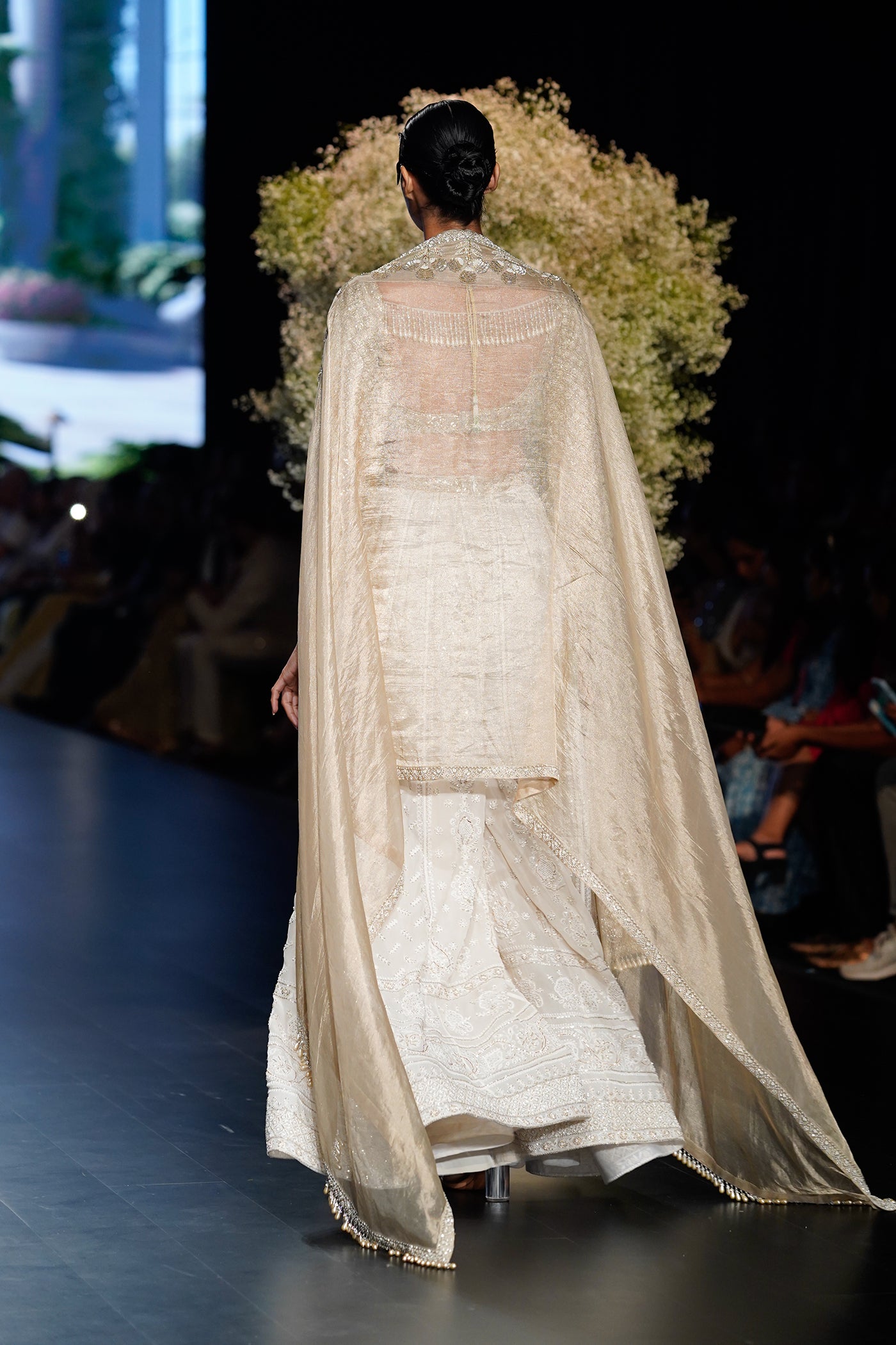 Ivory Embellished Lehenga Set