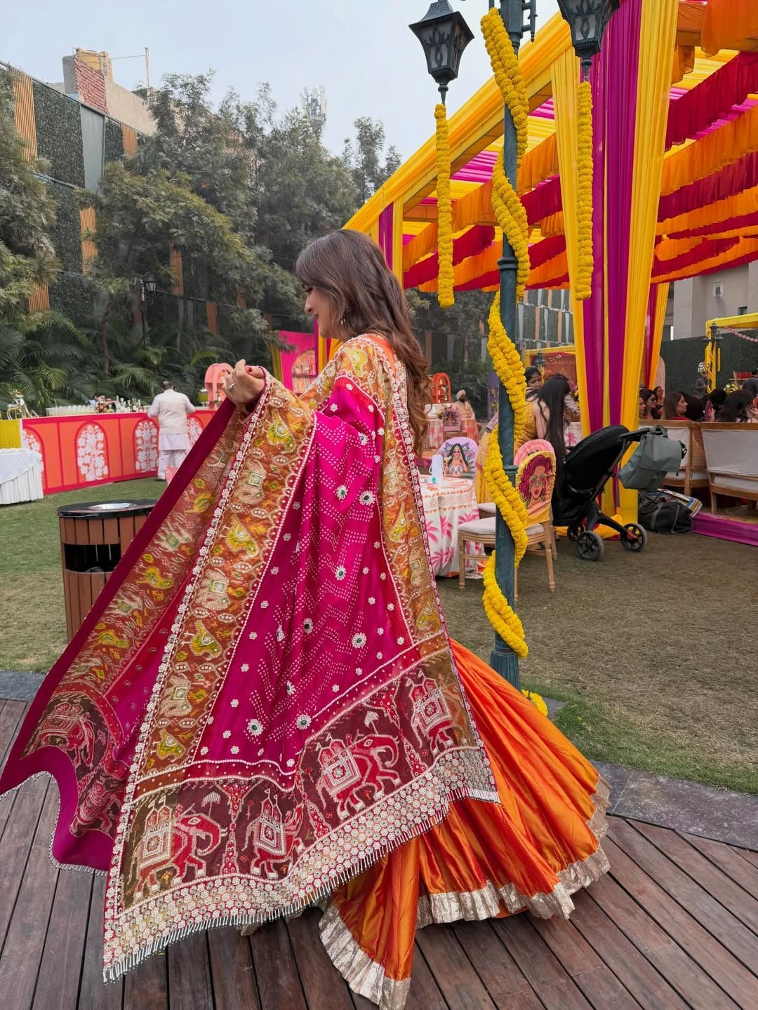 SONAM CHABBRA In Kesari  Sharara Set