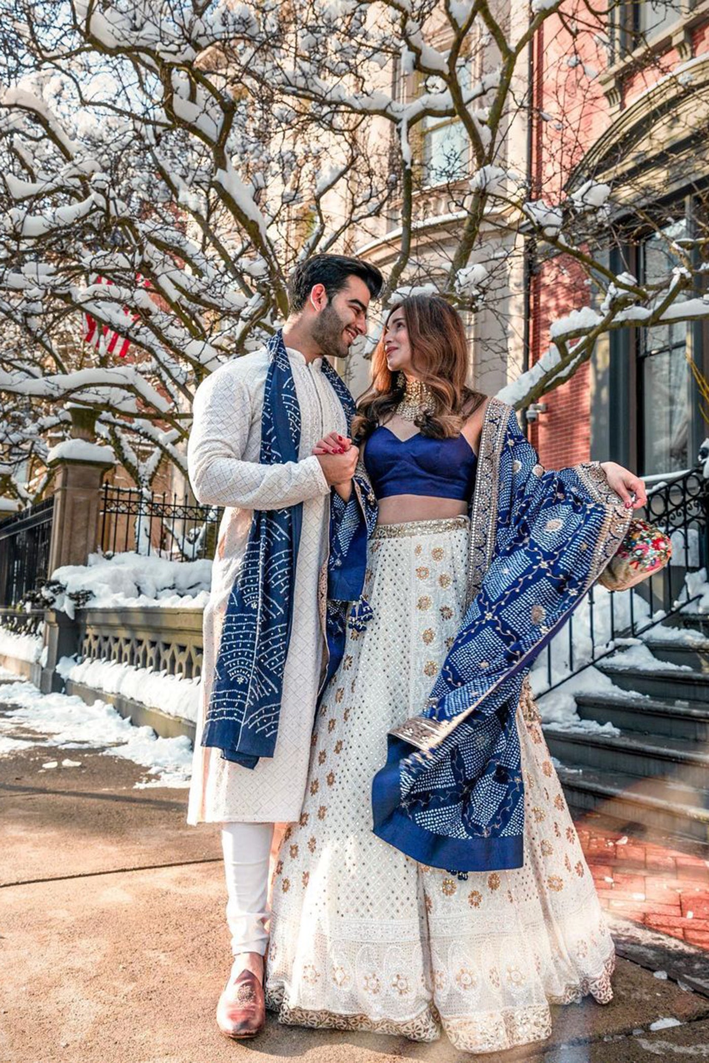 Ivory Chikankari Lehenga Set