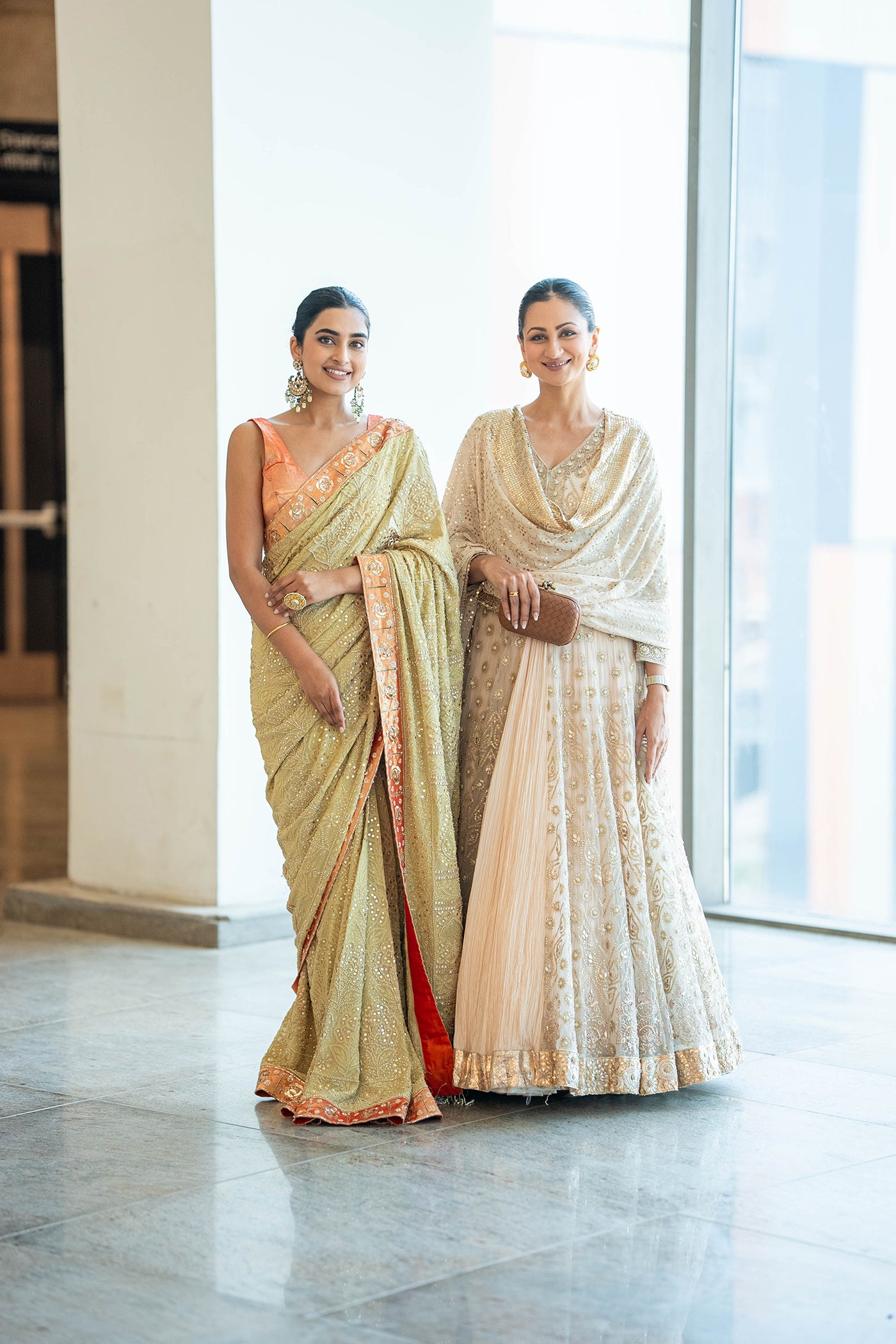 Pista green chikankari Saree