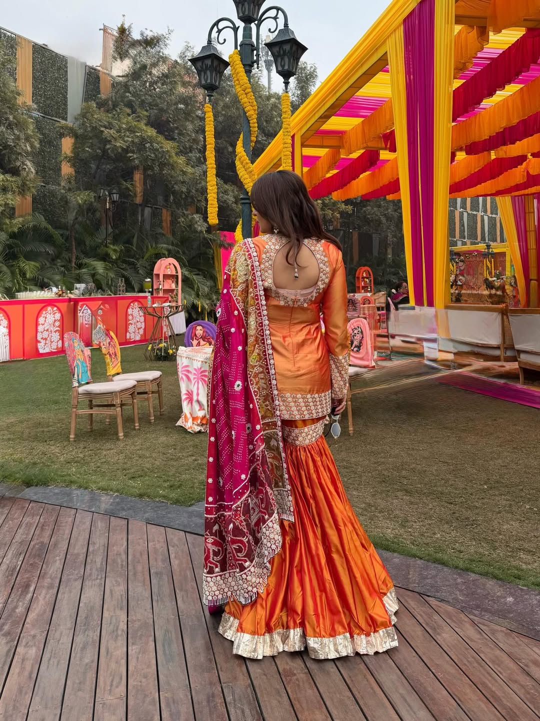 SONAM CHABBRA In Kesari  Sharara Set