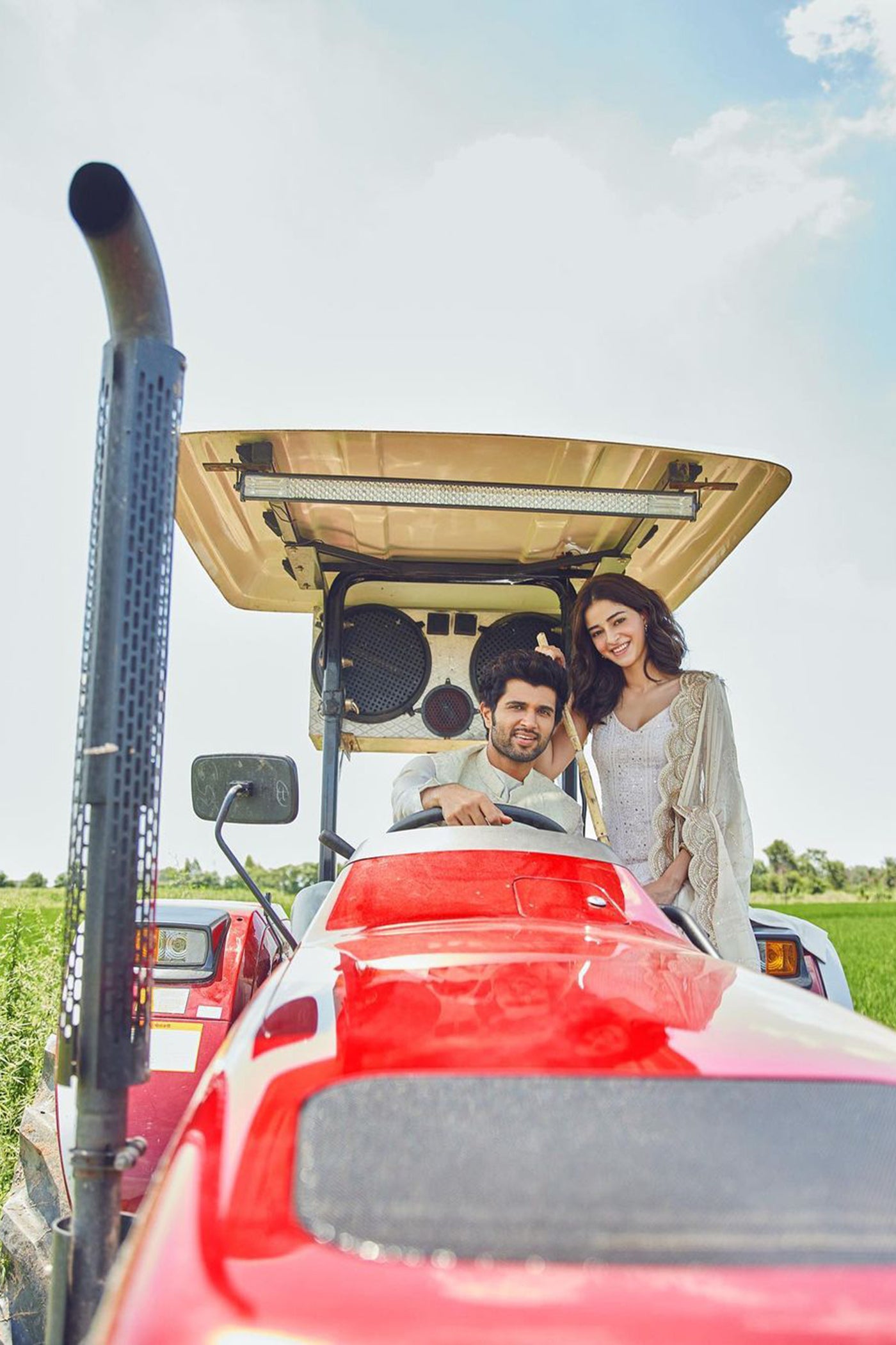 Ivory Chikan Spaghetti Kurta Sharara Set