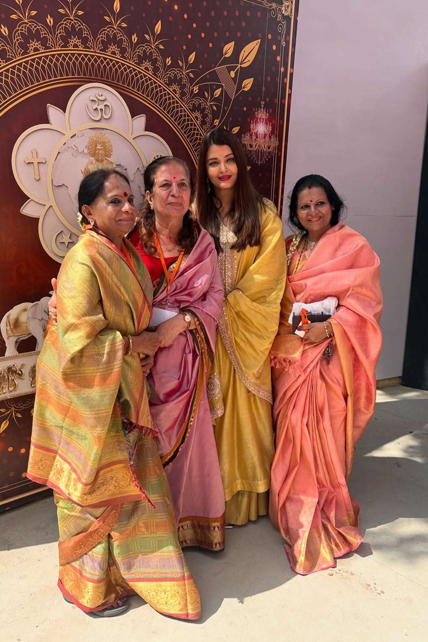 Yellow chanderi silk anarkali set