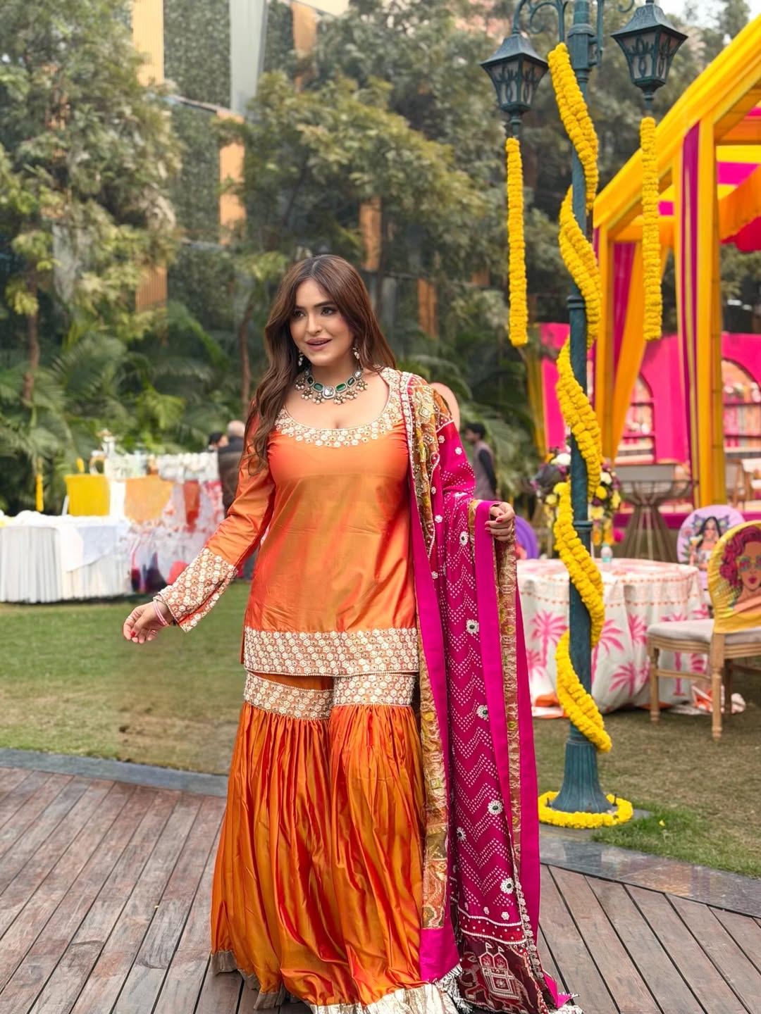 SONAM CHABBRA In Kesari  Sharara Set