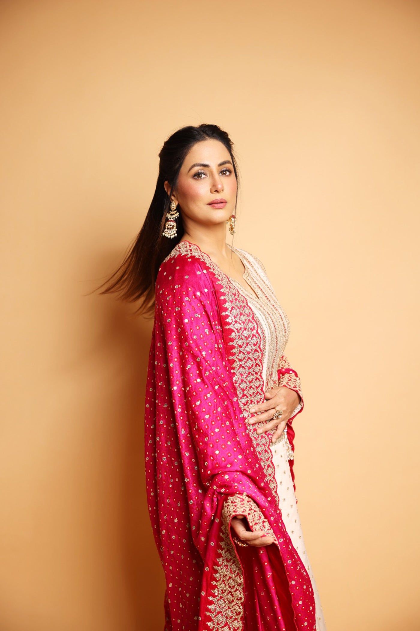 Ivory Chanderi Silk Kurta Set