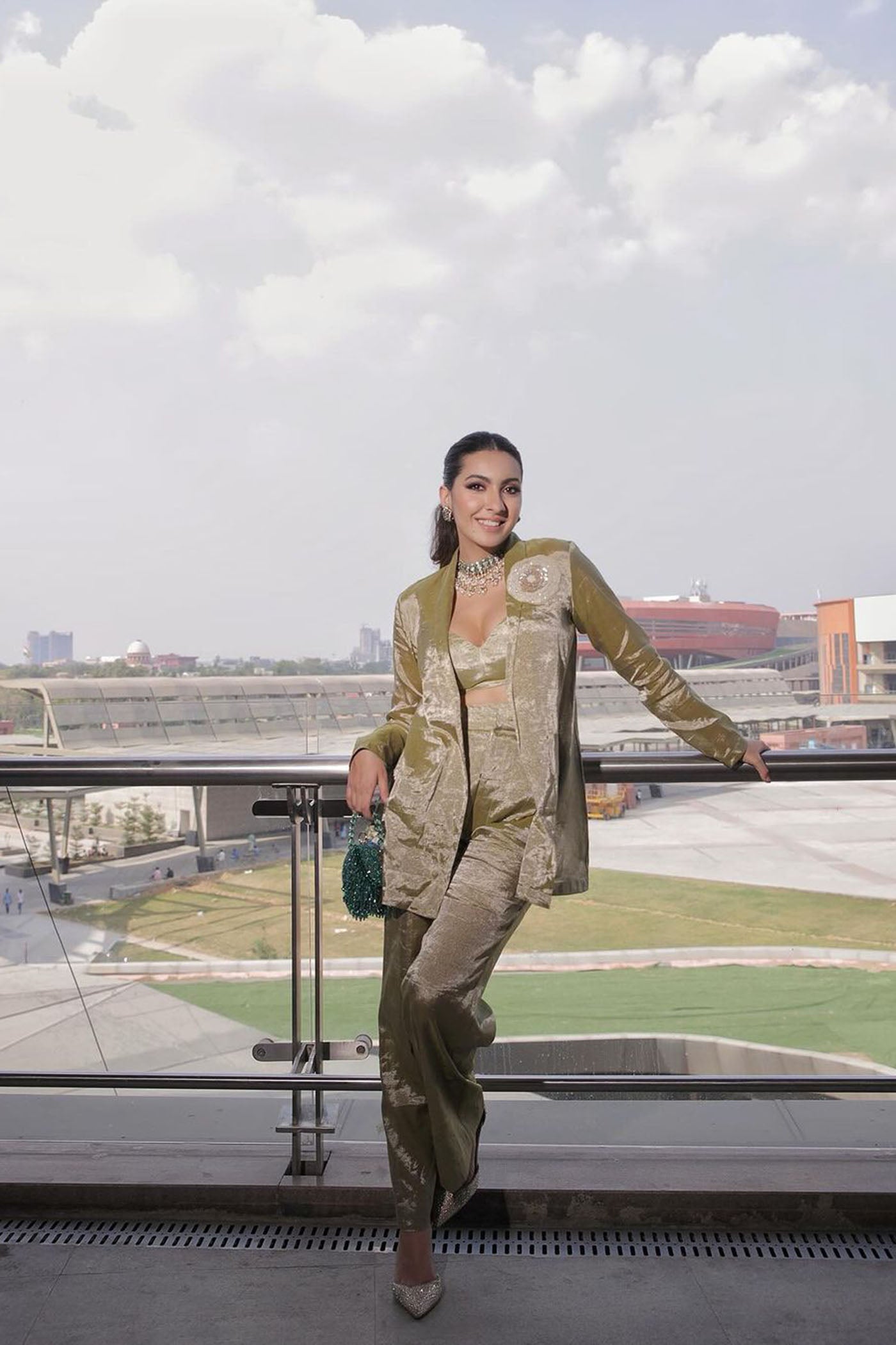 Olive Bnarasi Co-Ord Set