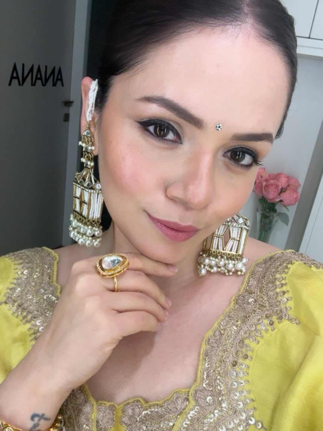 HEENA SOMANI In lime green sharara set