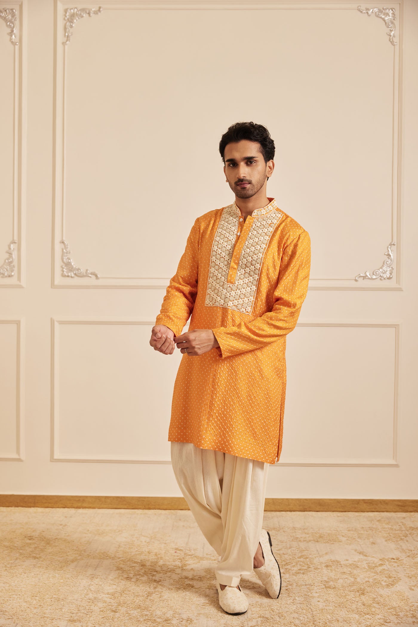 Heritage Bandhani Kurta